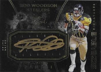 2016 Panini Black Gold - Sizeable Signatures Jersey #SS-RW Rod Woodson Front