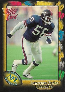 1991 Wild Card - NFL Prototypes #6 Lawrence Taylor Front
