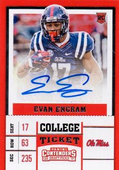 2017 Panini Contenders Draft Picks #128 Evan Engram Front