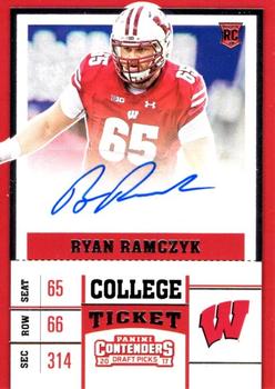 2017 Panini Contenders Draft Picks #272 Ryan Ramczyk Front