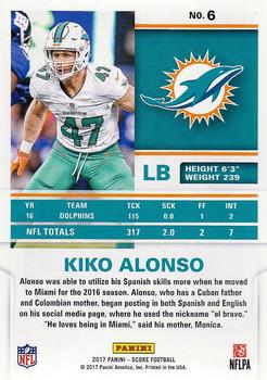 2017 Score #6 Kiko Alonso Back