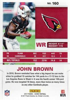 2017 Score #160 John Brown Back