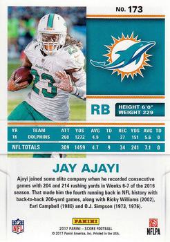 2017 Score #173 Jay Ajayi Back