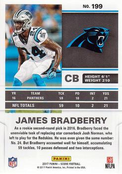 2017 Score #199 James Bradberry Back