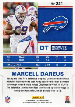 2017 Score #221 Marcell Dareus Back