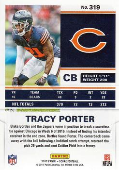 2017 Score #319 Tracy Porter Back
