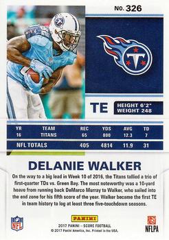 2017 Score #326 Delanie Walker Back