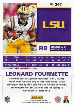 2017 Score #347 Leonard Fournette Back