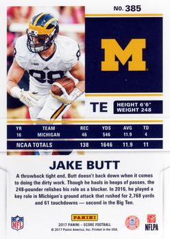 2017 Score #385 Jake Butt Back