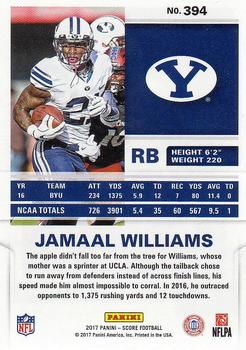 2017 Score #394 Jamaal Williams Back