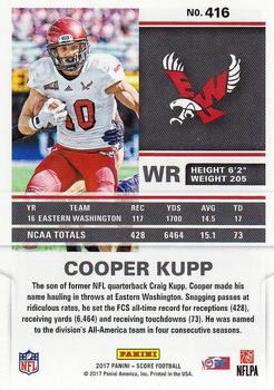 2017 Score #416 Cooper Kupp Back