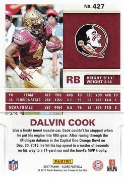 2017 Score #427 Dalvin Cook Back