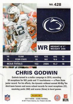 2017 Score #428 Chris Godwin Back
