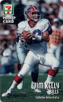 1998 7-Eleven Sprint Phone Cards #8 Jim Kelly Front