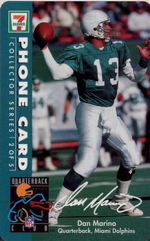 1995 7-Eleven VarTec Telecom Phone Cards #2 Dan Marino Front