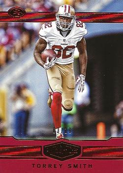 2016 Panini Plates & Patches - Red #91 Torrey Smith Front