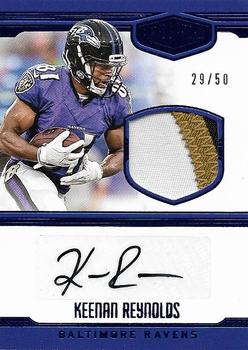 2016 Panini Plates & Patches - Rookie Patch Autographs Blue #40 Keenan Reynolds Front