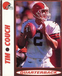 2000 Advance Auto Parts Cleveland Browns #NNO Tim Couch Front