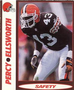 2000 Advance Auto Parts Cleveland Browns #NNO Percy Ellsworth Front