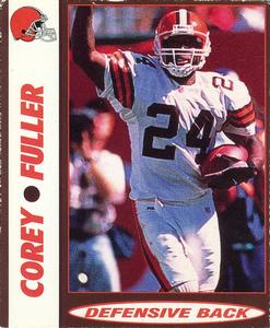 2000 Advance Auto Parts Cleveland Browns #NNO Corey Fuller Front