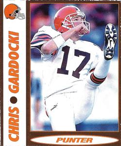 2000 Advance Auto Parts Cleveland Browns #NNO Chris Gardocki Front