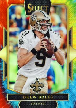 2016 Panini Select - Tie-Dyed Prizm #237 Drew Brees Front