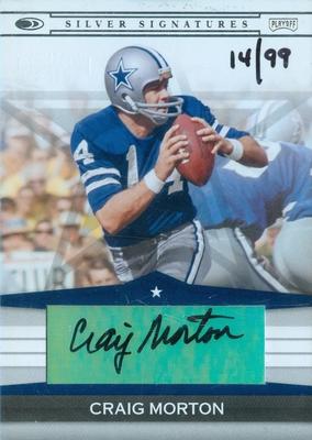 2016 Panini Honors - Recollection Collection #SS-CM Craig Morton Front