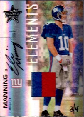 2016 Panini Honors - Recollection Collection #105 Eli Manning Front
