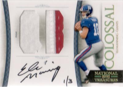 2016 Panini Honors - Recollection Collection #TBA Eli Manning Front