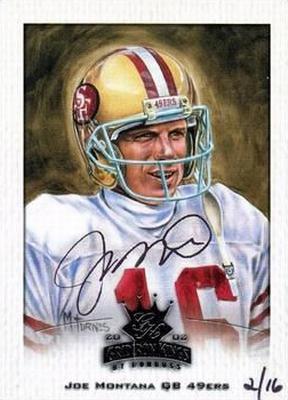 2016 Panini Honors - Recollection Collection #161 Joe Montana Front