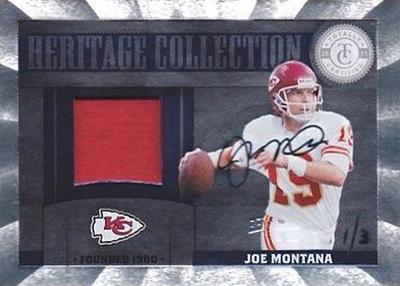 2016 Panini Honors - Recollection Collection #36 Joe Montana Front