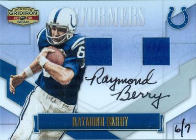 2016 Panini Honors - Recollection Collection #P-38 Raymond Berry Front