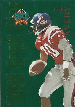 1998 Playoff Prestige Retail - 1998 Draft Picks Green Box Toppers 3x5 #11 John Avery Front