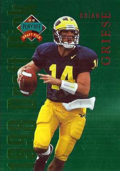 1998 Playoff Prestige Retail - 1998 Draft Picks Green Box Toppers 3x5 #33 Brian Griese Front