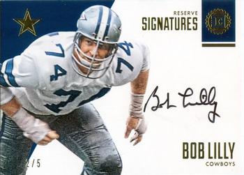 2016 Panini Encased - Reserve Signatures Gold #RS-BLY Bob Lilly Front