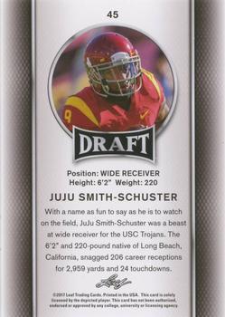 2017 Leaf Draft #45 JuJu Smith-Schuster Back