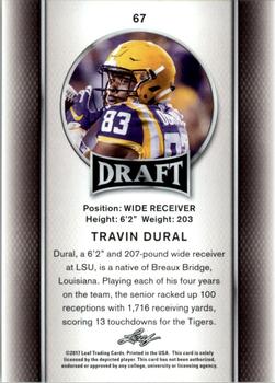 2017 Leaf Draft - Gold #67 Travin Dural Back