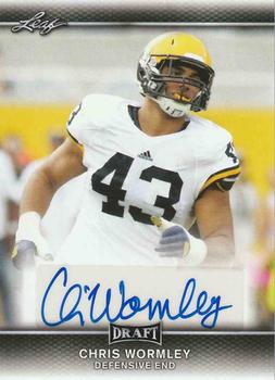 2017 Leaf Draft - Autographs #A-CW2 Chris Wormley Front