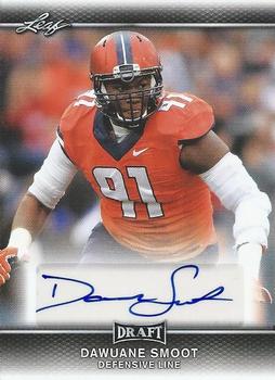 2017 Leaf Draft - Autographs #A-DS1 Dawuane Smoot Front