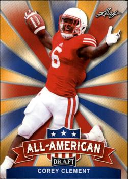 2017 Leaf Draft - All-American Gold #AA-05 Corey Clement Front