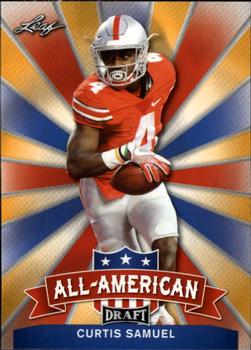 2017 Leaf Draft - All-American Gold #AA-06 Curtis Samuel Front