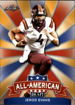 2017 Leaf Draft - All-American Gold #AA-12 Jerod Evans Front