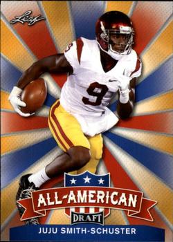 2017 Leaf Draft - All-American Gold #AA-14 JuJu Smith-Schuster Front