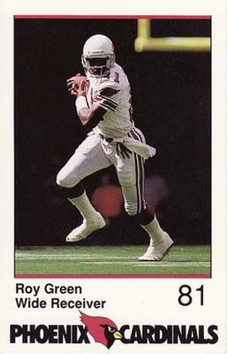 1989 Phoenix Cardinals Police #NNO Roy Green Front