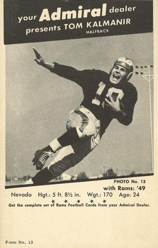 Los Angeles Rams Gallery - 1950 | Trading Card Database