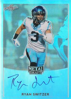 2017 Leaf Metal Draft - Autographs Silver #BA-RS1 Ryan Switzer Front