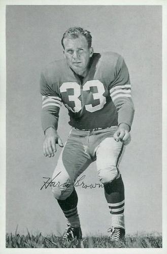 1955 San Francisco 49ers #NNO Hardy Brown Front