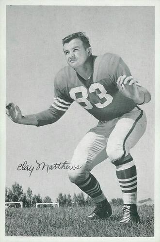1955 San Francisco 49ers #NNO Clay Matthews Front
