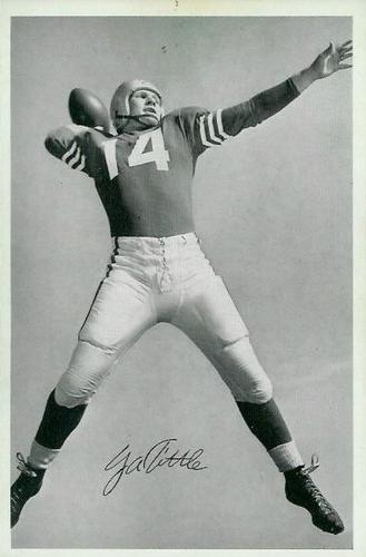 1955 San Francisco 49ers #NNO Y.A. Tittle Front