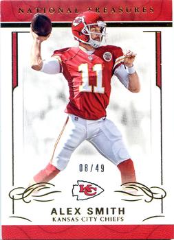 2016 Panini National Treasures - Gold #49 Alex Smith Front